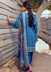 Chunri By Gul Ahmed Printed Lawn Unstitched 3 Piece Suit - GA24CL CL-42003 A